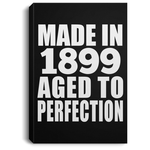 120th Birthday Made In 1899 Aged To Perfection - Canvas Portrait