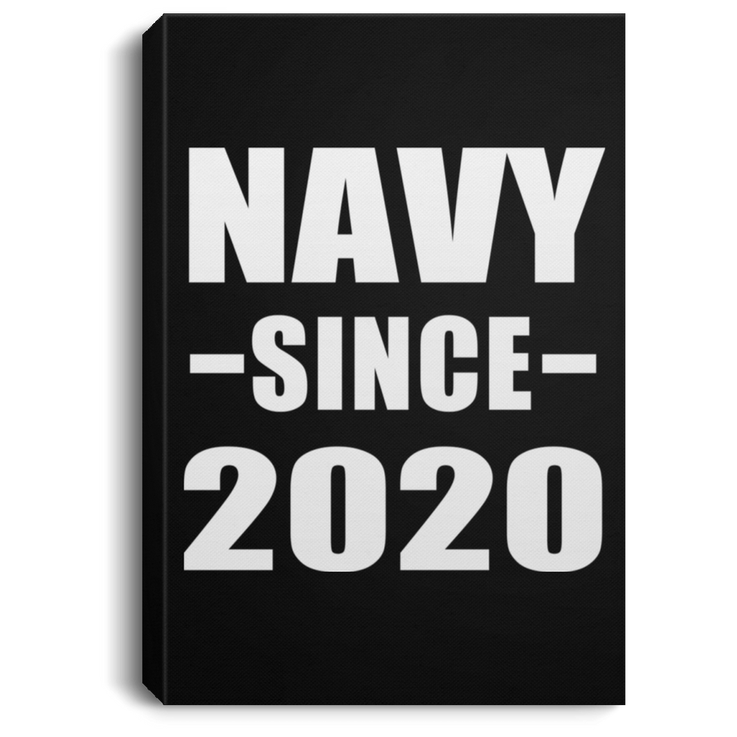 Navy Since 2020 - Canvas Portrait