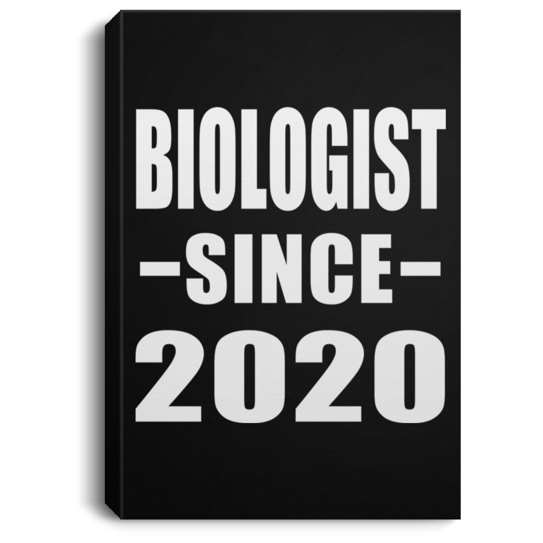 Biologist Since 2020 - Canvas Portrait