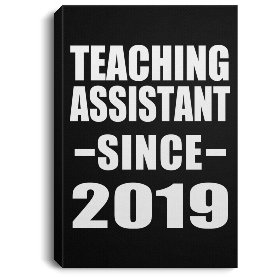 Teaching Assistant Since 2019 - Canvas Portrait