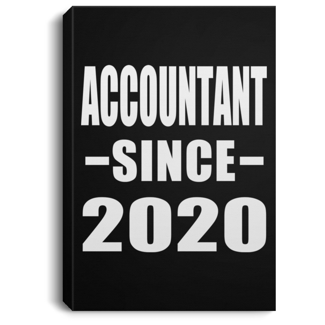 Accountant Since 2020 - Canvas Portrait