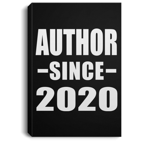 Author Since 2020 - Canvas Portrait