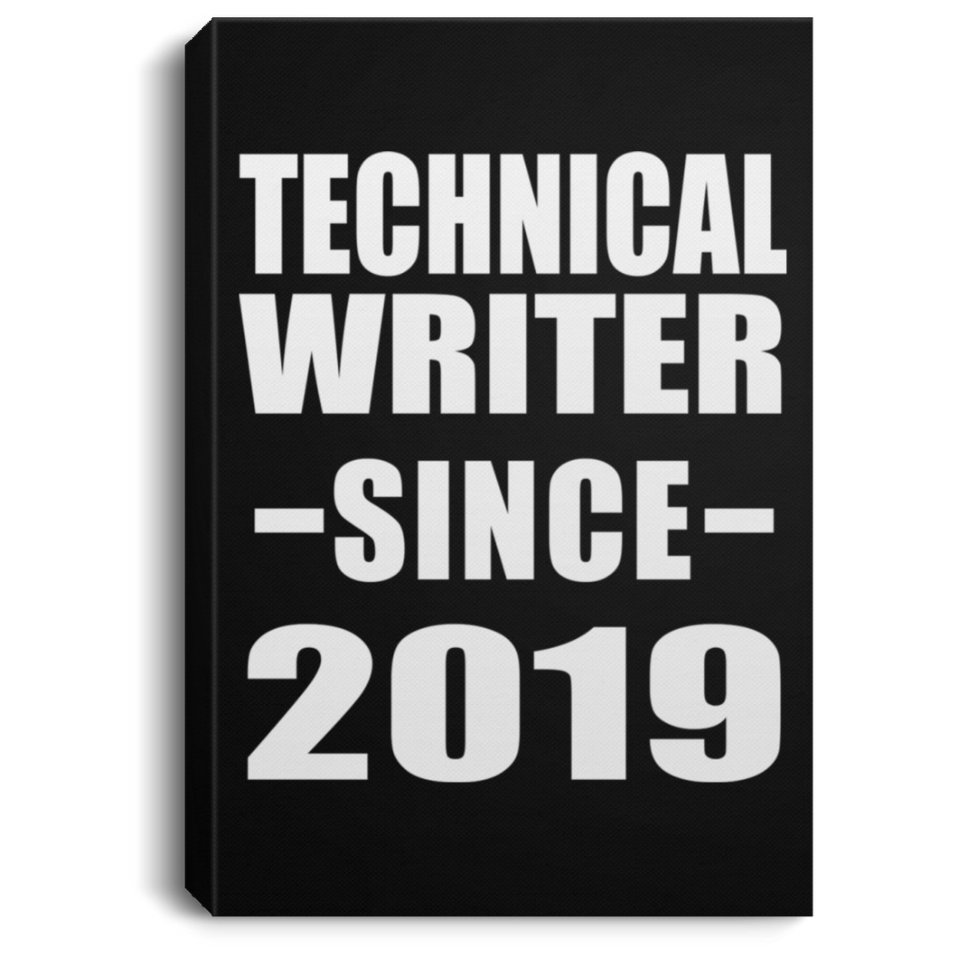 Technical Writer Since 2019 - Canvas Portrait