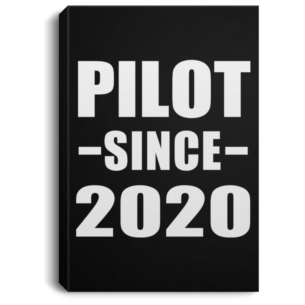 Pilot Since 2020 - Canvas Portrait