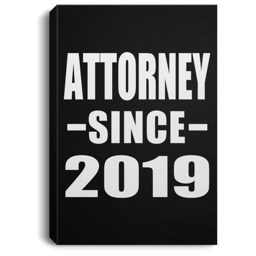 Attorney Since 2019 - Canvas Portrait