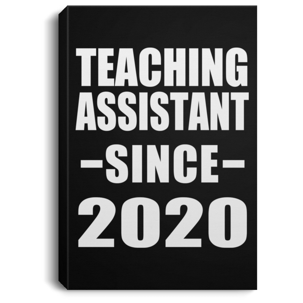 Teaching Assistant Since 2020 - Canvas Portrait